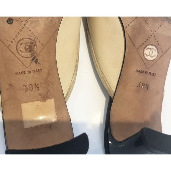 Vintage Chanel Mules in Patent Leather, size 8.5 - Picture 6 of 8